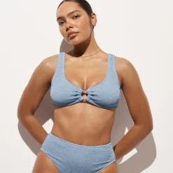 Claudia O-ring scrunchie bikini top