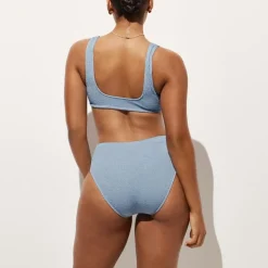 Claudia O-ring scrunchie bikini top