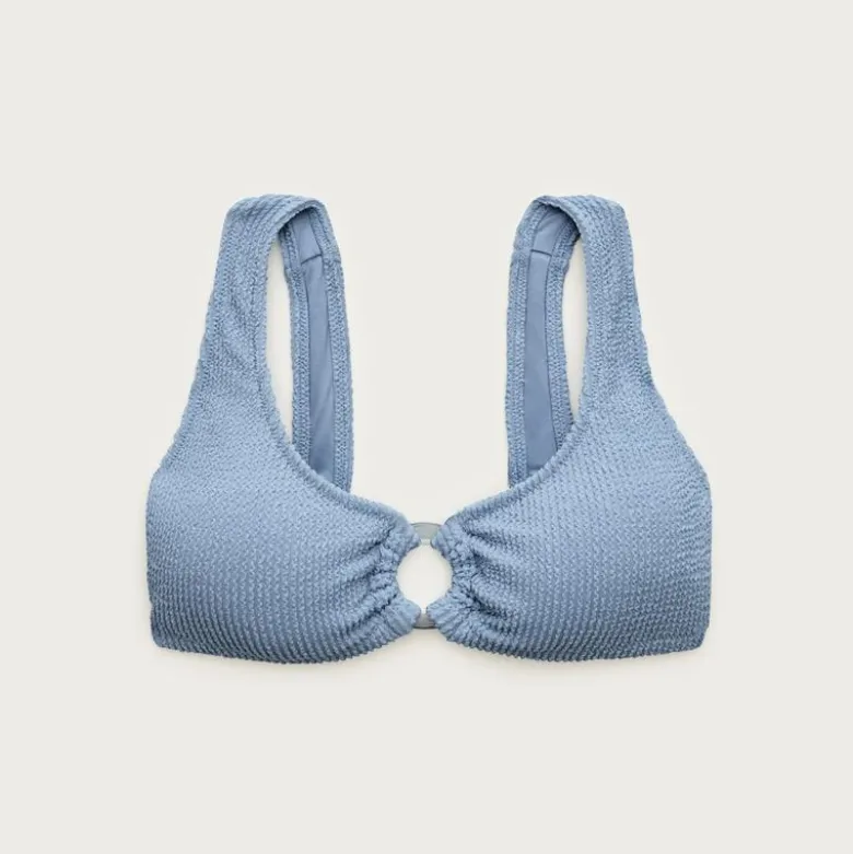 Claudia O-ring scrunchie bikini top