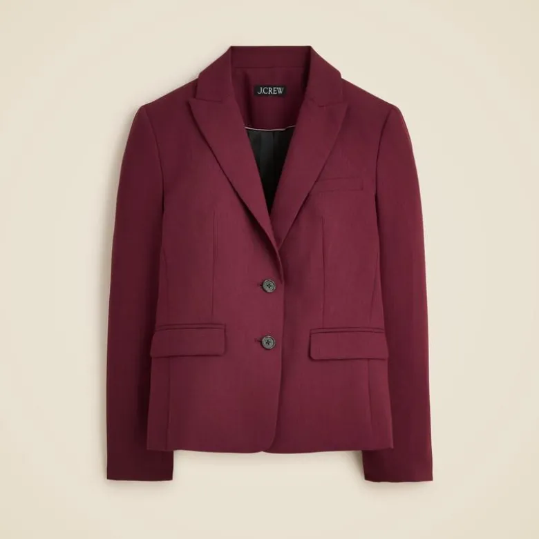 École blazer in Italian gauzy wool blend