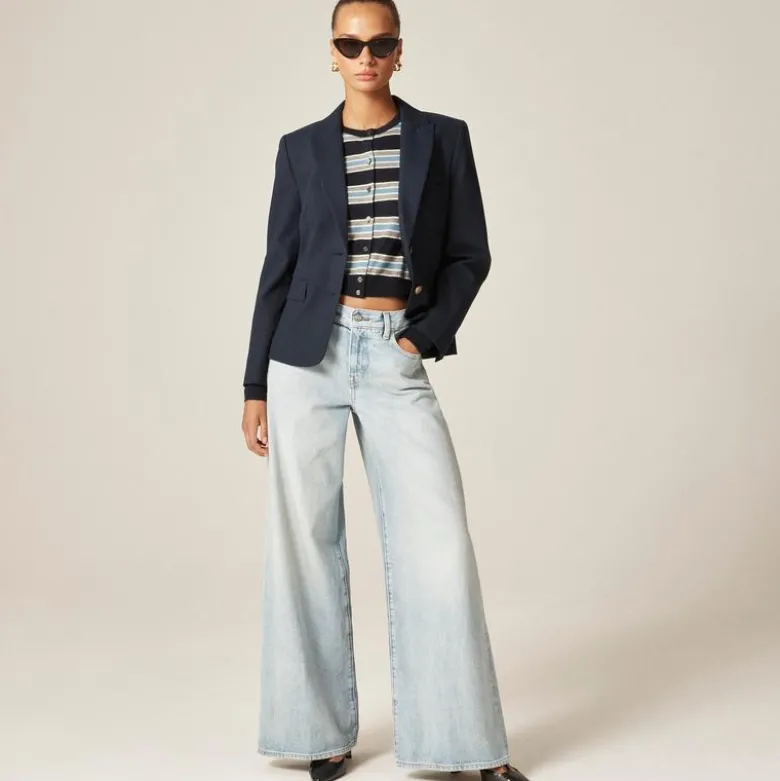 École blazer in Italian studio wool blend
