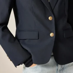 École blazer in Italian studio wool blend