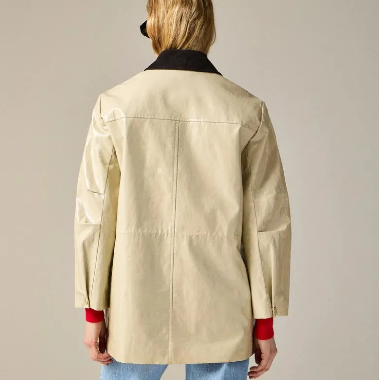Collection Barn Jacket™ in laminated linen