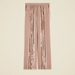 Collection cropped Stratus pant with sequins