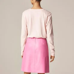 Collection Fairfax skirt in leather