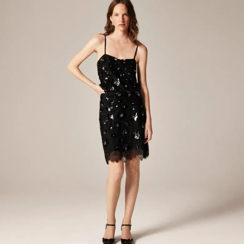 Collection lace-trim skirt with embellishments