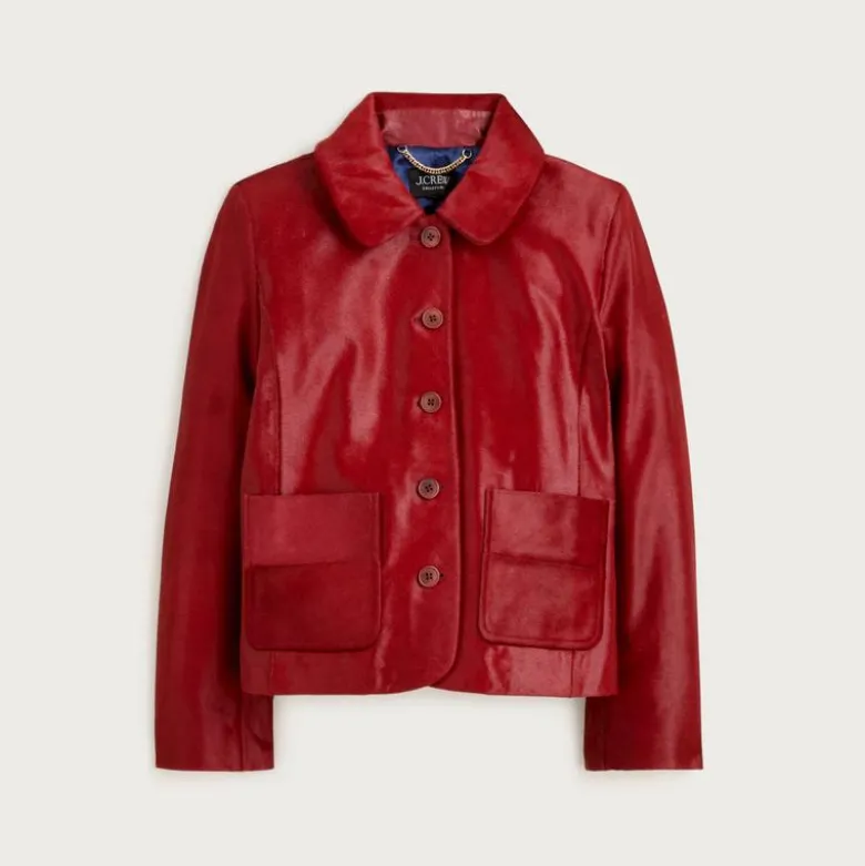 Collection lady jacket in pony hair