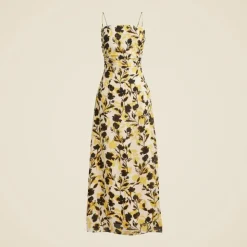 Collection ruched maxi dress in floral print