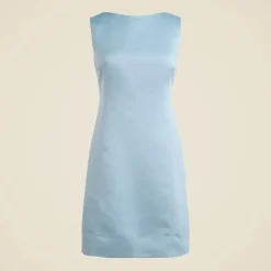 Collection scoopback mini dress in satin