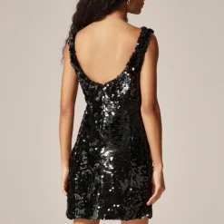 Collection sequin scoopback mini dress