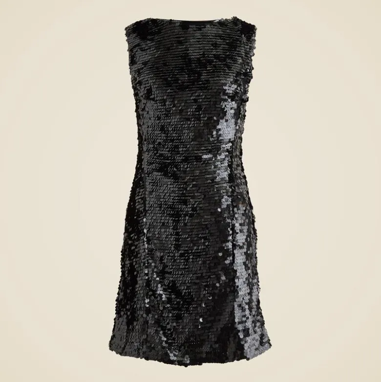 Collection sequin scoopback mini dress