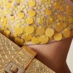 Collection sequin-embellished bra top