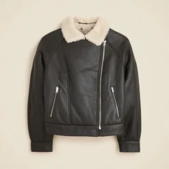 Collection shearling moto jacket