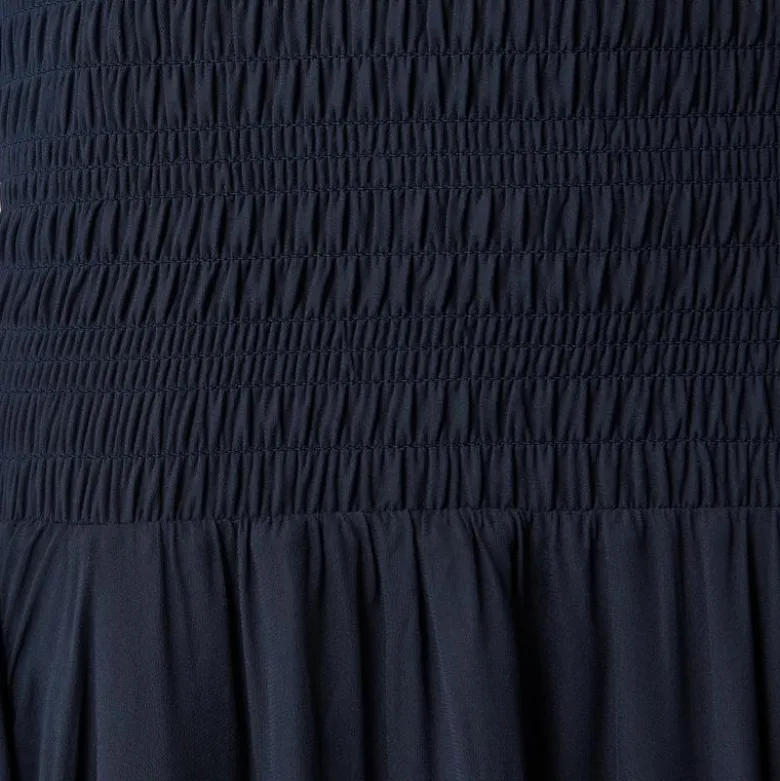 Collection smocked chiffon dress