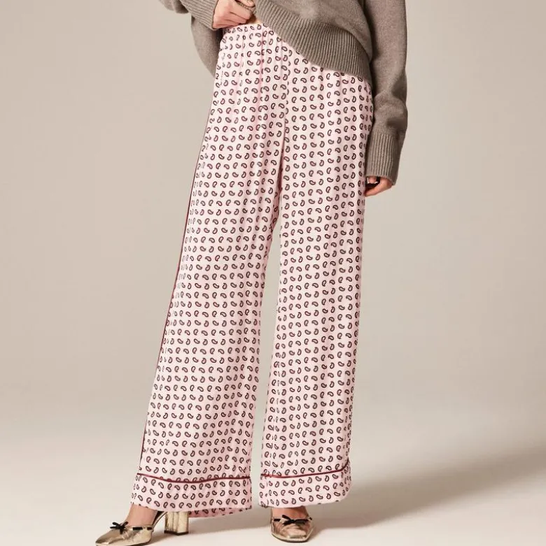 Cosmo cuffed pant in paisley print
