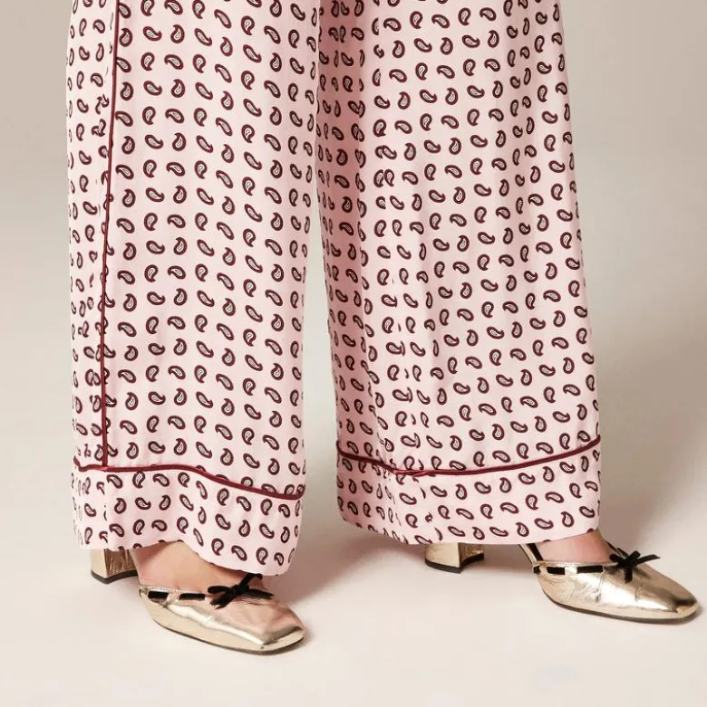 Cosmo cuffed pant in paisley print