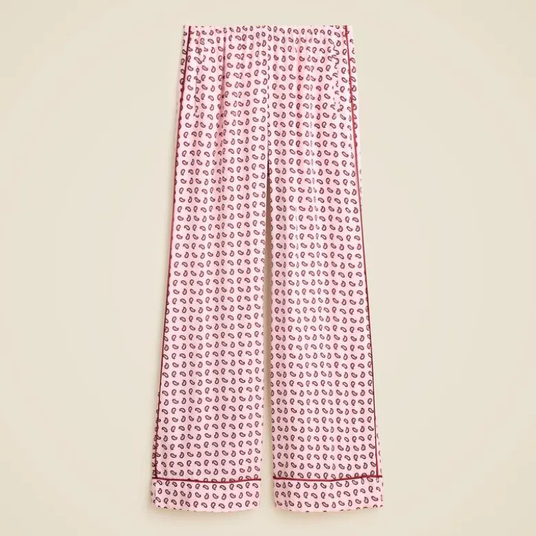 Cosmo cuffed pant in paisley print