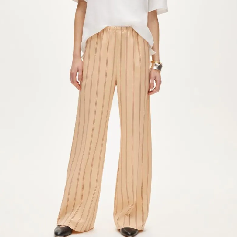Cosmo pant in striped Gramercy linen blend