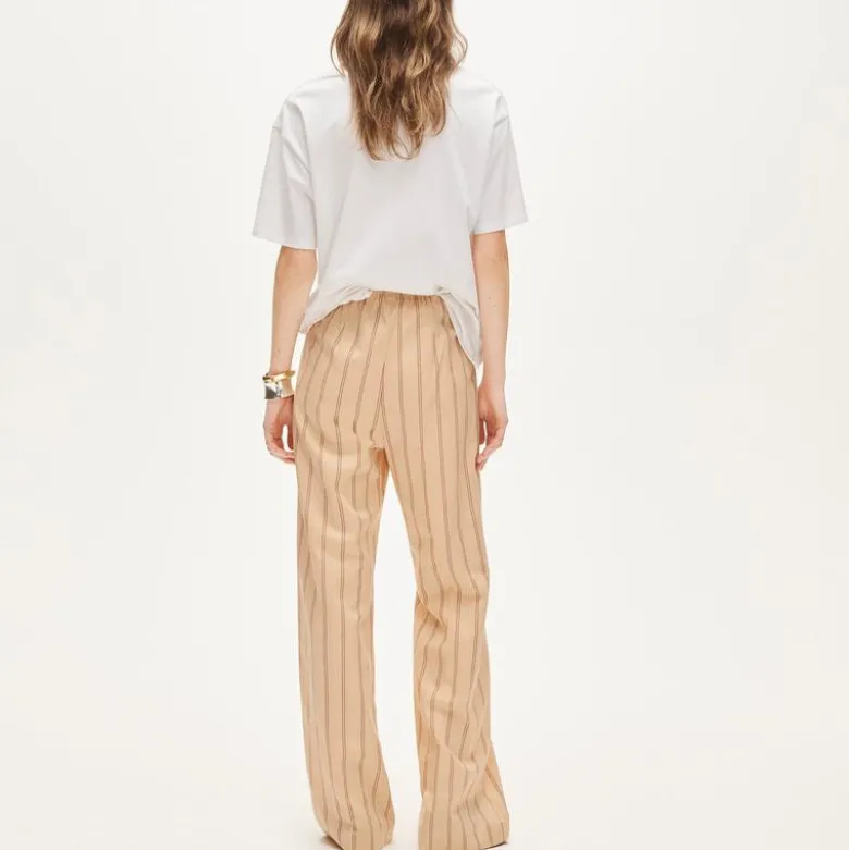 Cosmo pant in striped Gramercy linen blend