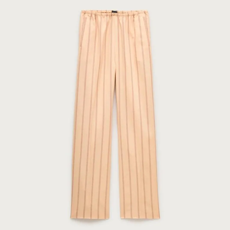 Cosmo pant in striped Gramercy linen blend