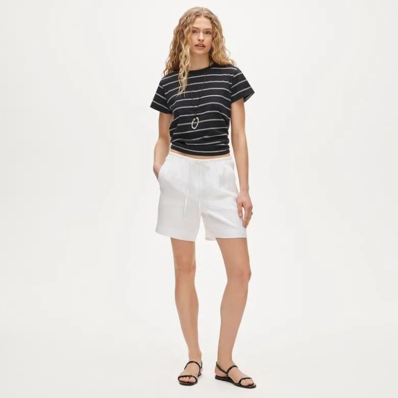 Cosmo short in linen
