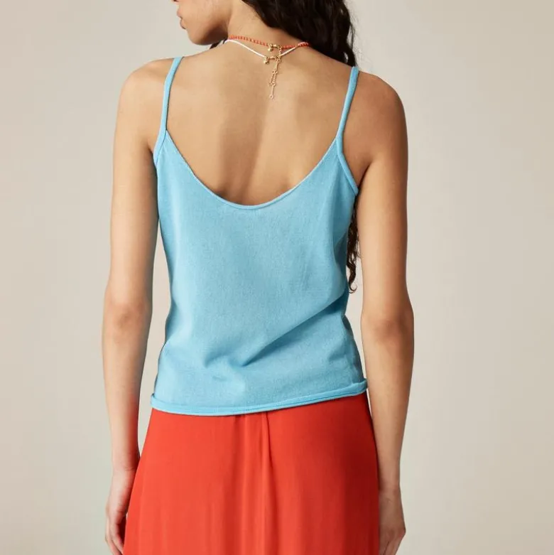 Cotton gauze tank top