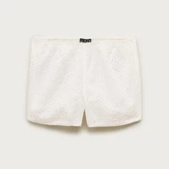 Cotton voile eyelet beach short