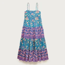 Cotton voile tiered sundress