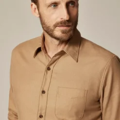 Cotton-cashmere blend shirt