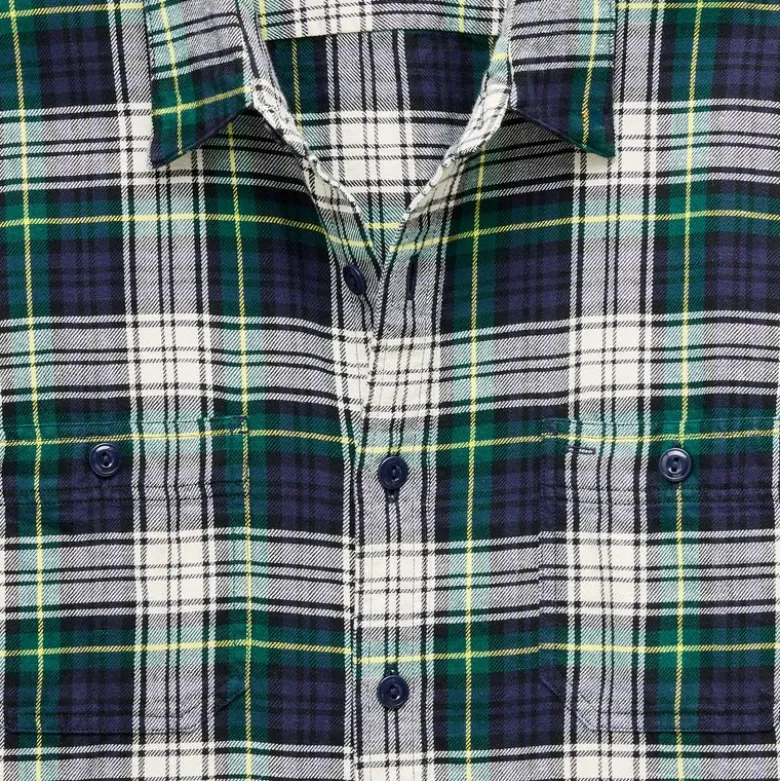 Cotton-hemp blend twill workshirt
