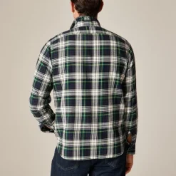 Cotton-hemp blend twill workshirt