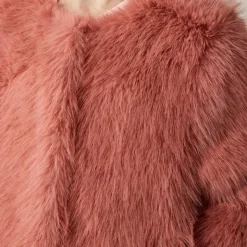 Crewcuts Collection cropped faux-fur jacket