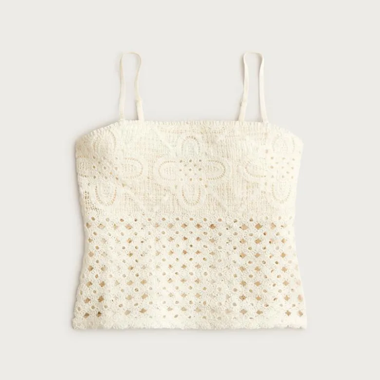 Crochet bandeau tank top