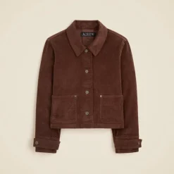 Cropped Barn Jacket™ in corduroy
