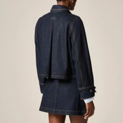 Cropped Barn Jacket™ in denim