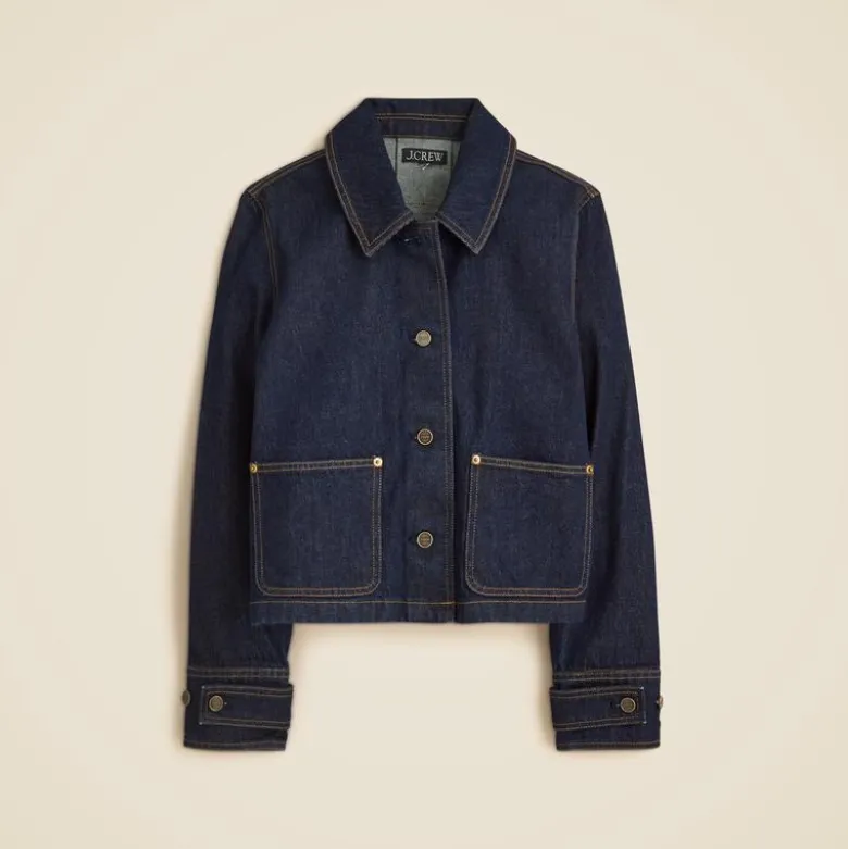 Cropped Barn Jacket™ in denim