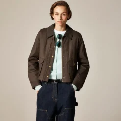 Cropped Barn Jacket™ in ripstop cotton