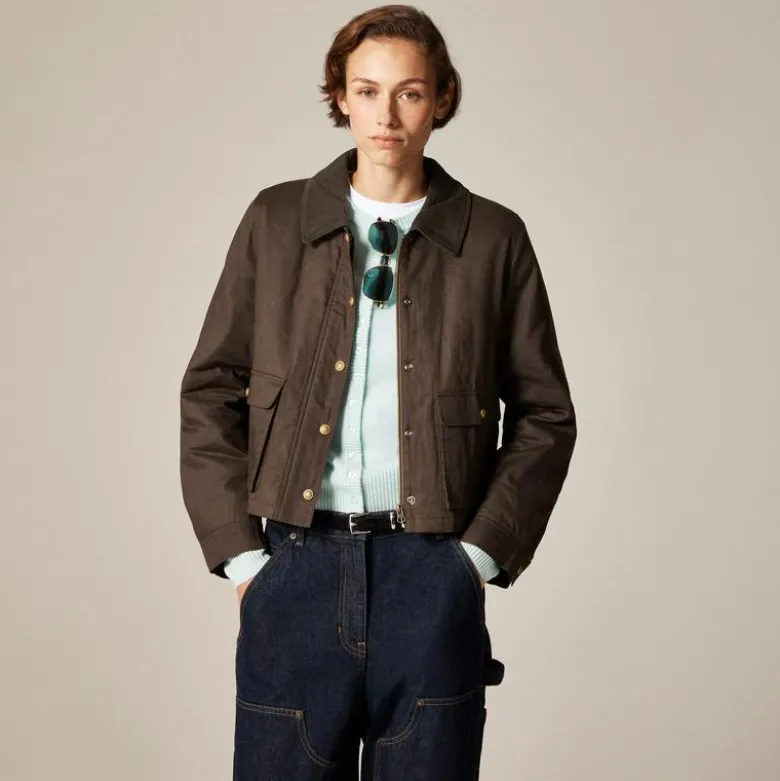 Cropped Barn Jacket™ in ripstop cotton