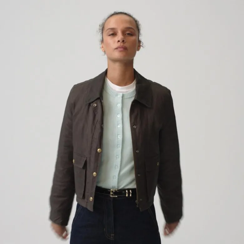 Cropped Barn Jacket™ in ripstop cotton