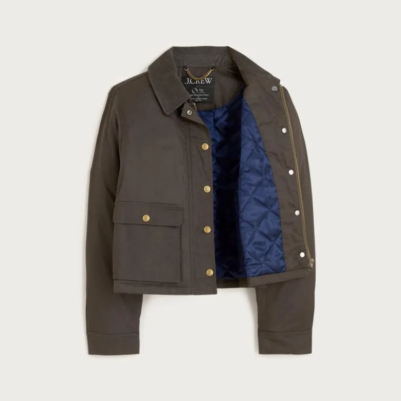 Cropped Barn Jacket™ in ripstop cotton
