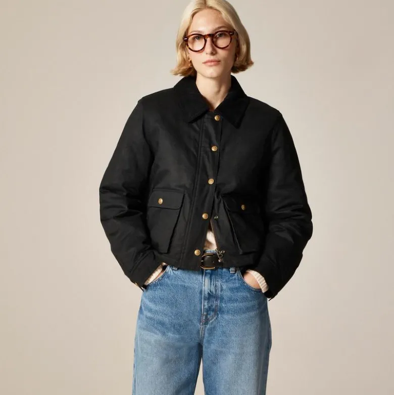 Cropped Barn Jacket™ in ripstop cotton