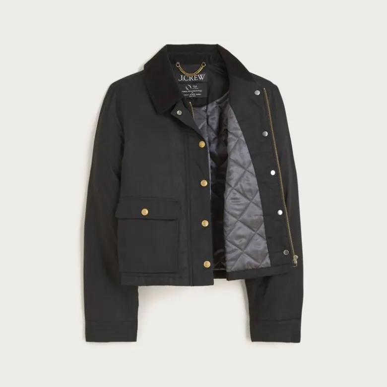 Cropped Barn Jacket™ in ripstop cotton