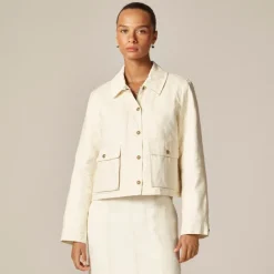 Cropped Barn Jacket™ in ripstop cotton