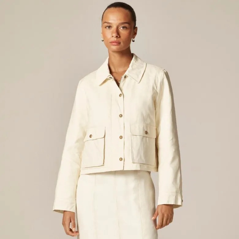 Cropped Barn Jacket™ in ripstop cotton