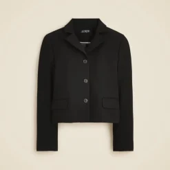 Cropped lady blazer in four-season stretch