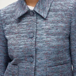 Cropped lady jacket in tweed