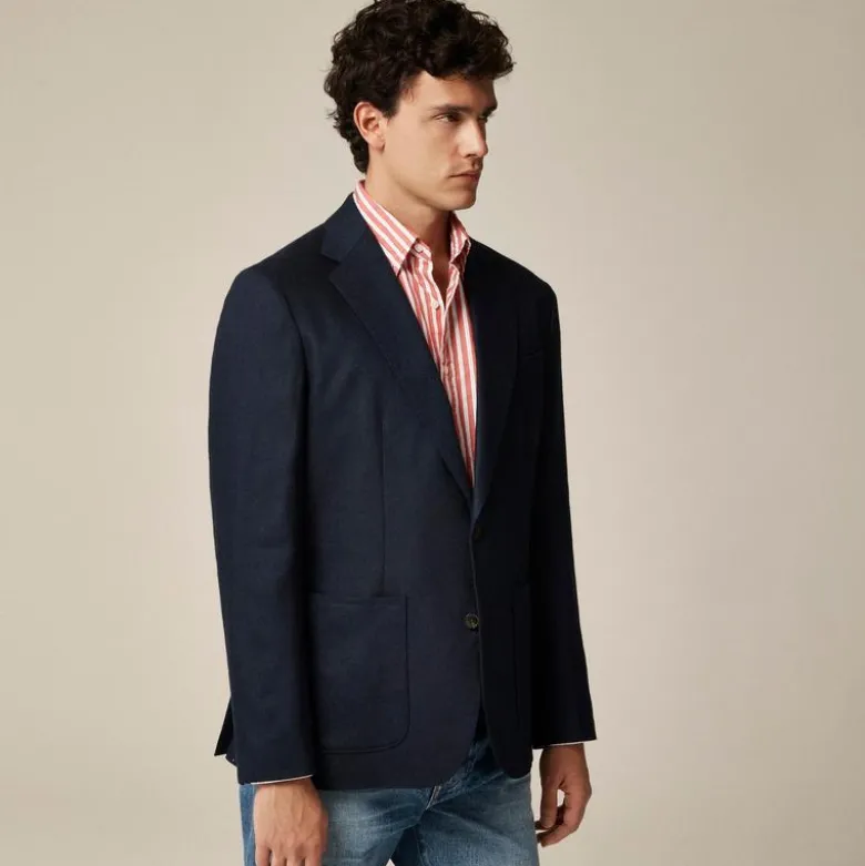 Crosby Classic-fit blazer in Irish linen-wool blend