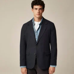 Crosby Classic-fit blazer in Italian linen-cotton blend