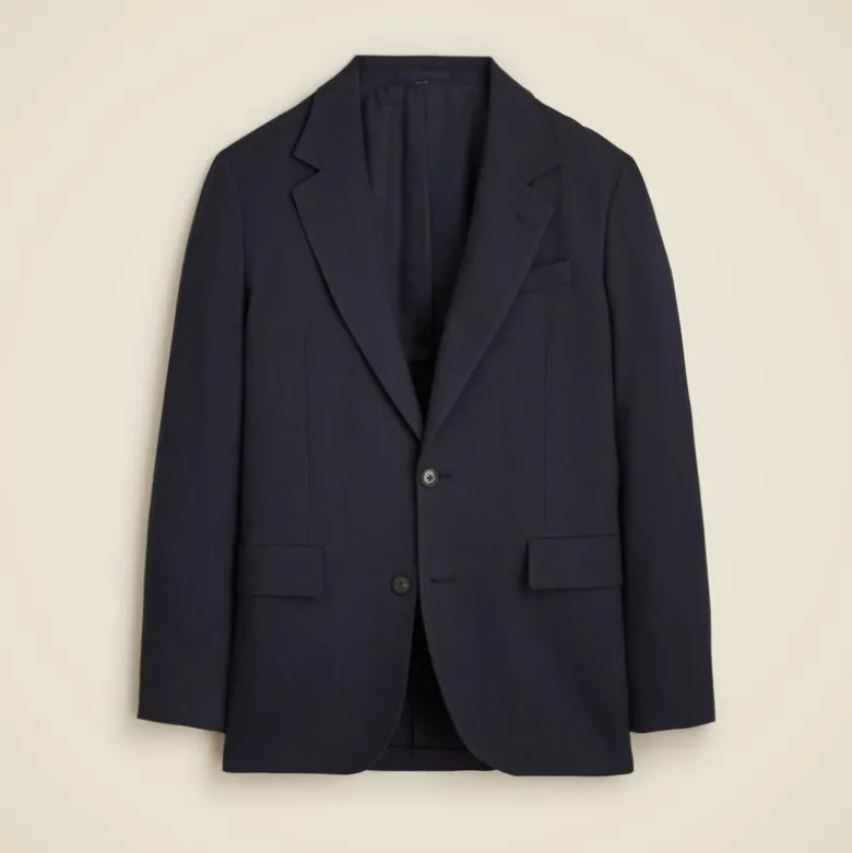 Crosby Classic-fit blazer in Italian linen-cotton blend