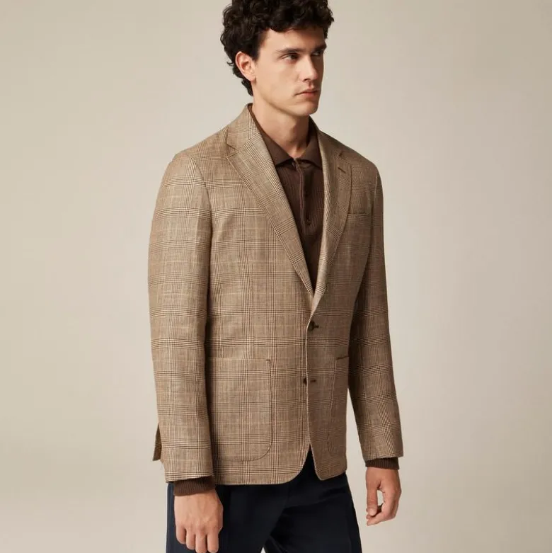 Crosby Classic-fit blazer in English wool-linen blend